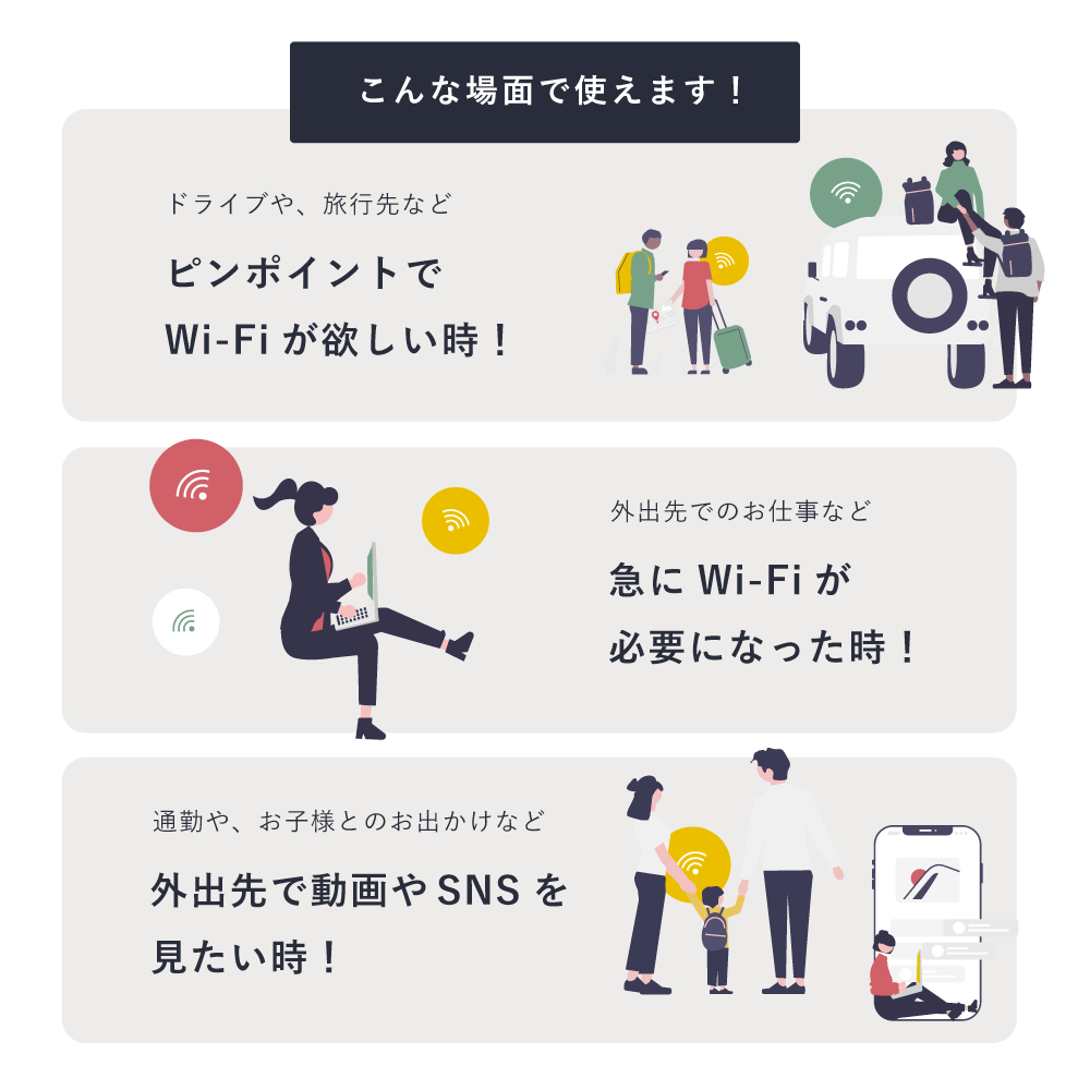 サクッとWi-Fi basic | 本体+初回100ギガ付き(180日有効)