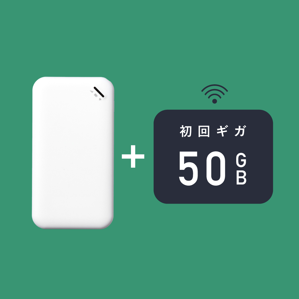 サクッとWi-Fi  basic | 本体+ギガ初回50GB付