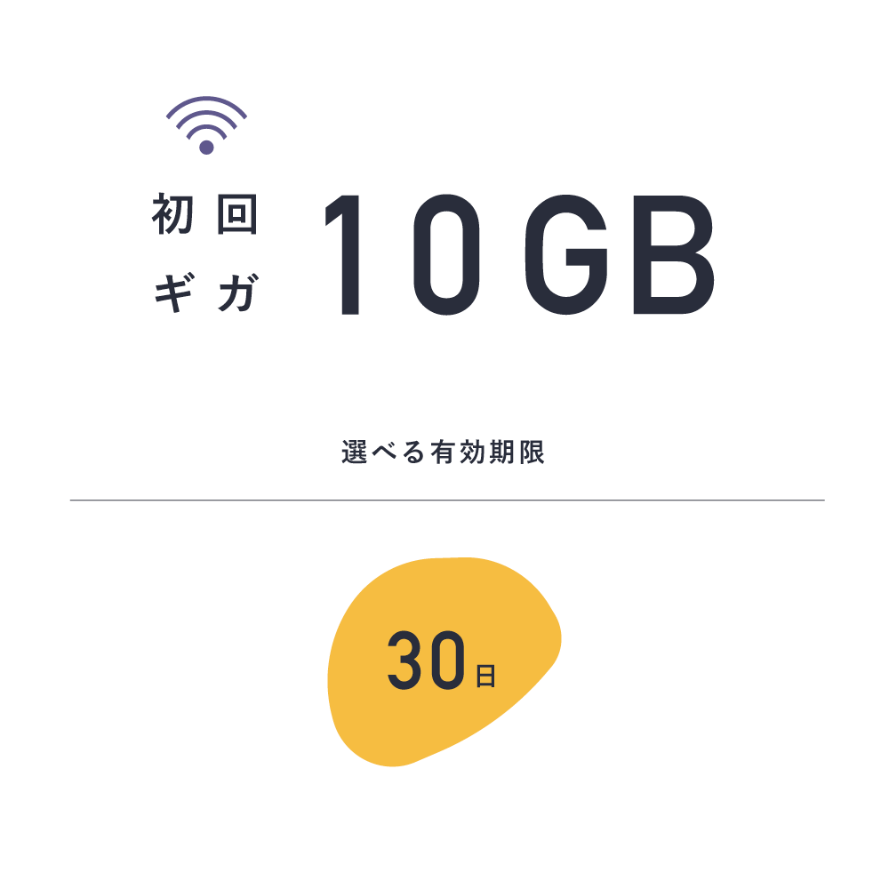 サクッとWi-Fi basic | 本体+初回10ギガ付き(30日有効)