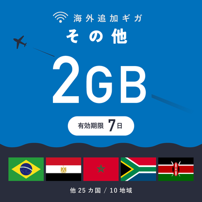 その他 2GB（7日間）ギガチャージ