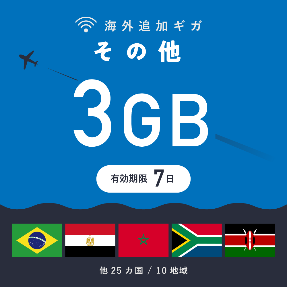 その他 3GB（7日間）ギガチャージ