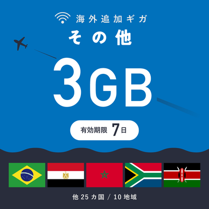 その他 3GB（7日間）ギガチャージ