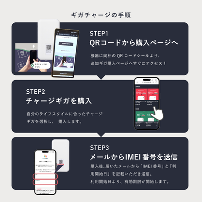 国内チャージギガ|有効期限30日
